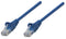 CAT5e BOOT PATCH CORD .5 FT BLUE