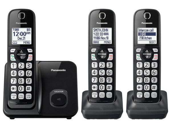 3HS Cordless Telephone in black