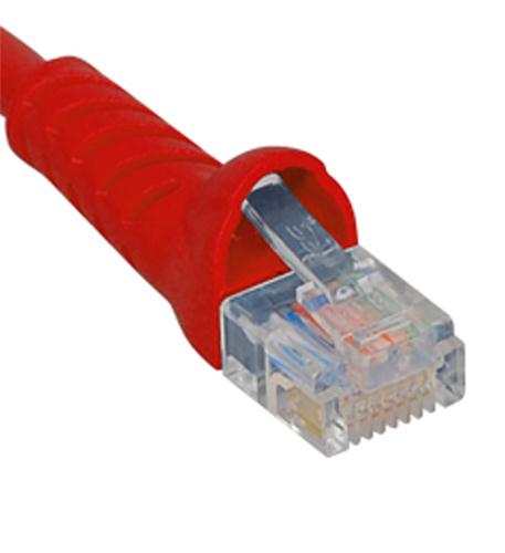 PATCH CORD, CAT 5e, MOLDED BOOT, 14' RD
