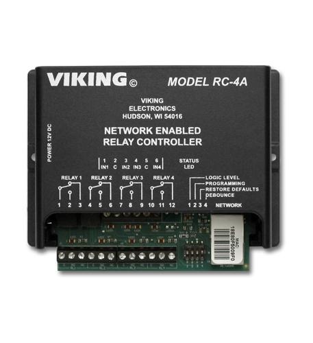 Network Enabled 4 Relay Controller