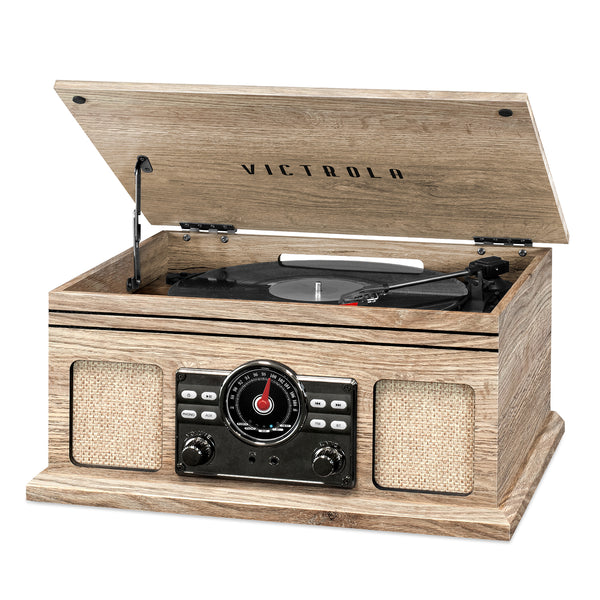 Victrola 4in1 BT Turntable, FM, Oatmeal