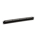 PATCH PANEL,CAT 5e, FEED-THRU 24-P,1RMS
