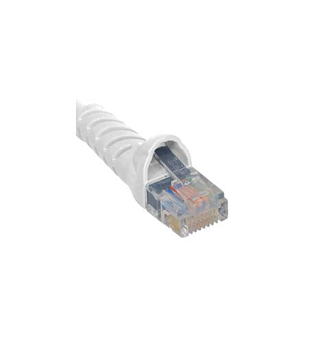 PATCH CORD, CAT 6, MOLDED BOOT, 25'  WH