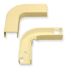 FLAT ELBOW AND BASE 1 3/4 IVORY 10PK