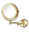 Halo Lighted Wall Mirror Bright Brass