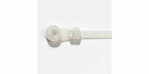 CABLE TIE SCREW MOUNT 7" NATURAL 100 pk