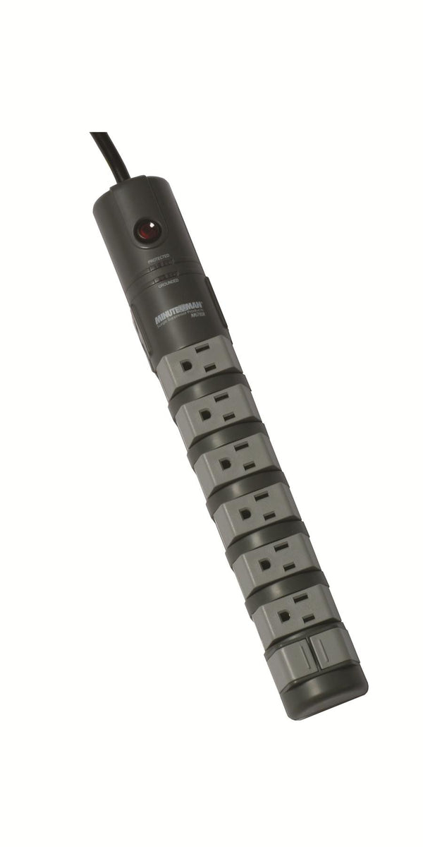 6 Rotating Outlets 2160 Joules 7ft Cord