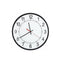 16" Round Wired Analog Clock, Black, Sur