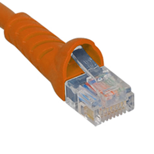 PATCH CORD, CAT 5e, MOLDED BOOT,10' OR