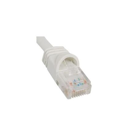 PATCH CORD, CAT 6, MOLDED BOOT, 10'  WH