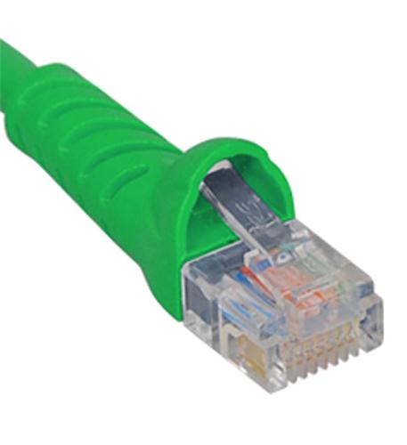 PATCH CORD, CAT 5e, MOLDED BOOT, 14' GN