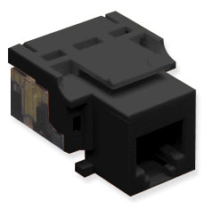 IC1076V0BK - Cat3 Jck 6Con. BLACK