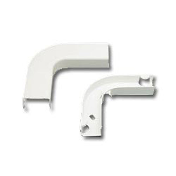 FLAT ELBOW AND BASE 1 3/4 WHITE 10PK