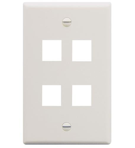 IC107F04WH - 4Port Face White