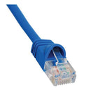 PATCH CORD, CAT 5e, MOLDED BOOT, 1' BL