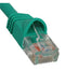 PATCH CORD, CAT 5e, MOLDED BOOT, 1' GN