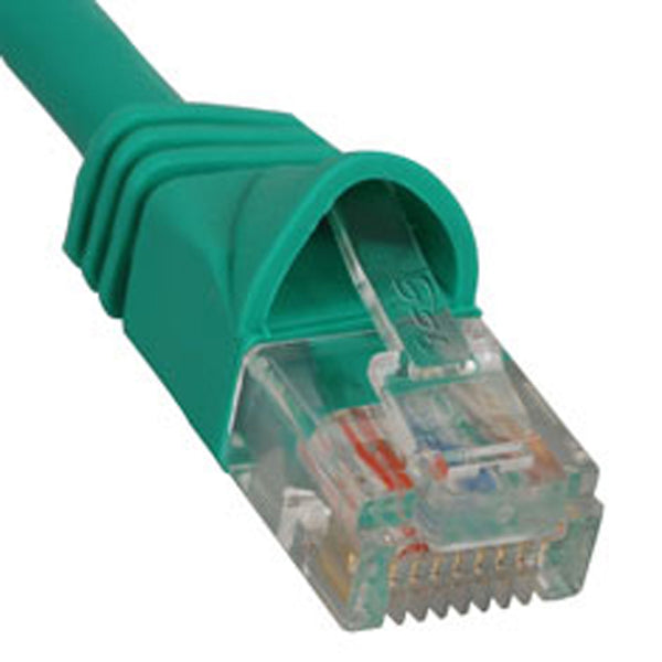 PATCH CORD, CAT 5e, MOLDED BOOT, 5' GN