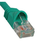 PATCH CORD, CAT 5e, MOLDED BOOT, 7' GN