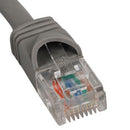 PATCH CORD, CAT 5e, MOLDED BOOT, 14' GY