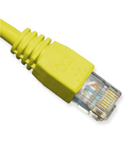 PATCH CORD, CAT 6, MOLDED BOOT, 10'  YL