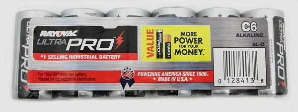 Alkaline 6 Pack C Batteries