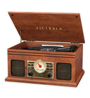 Victrola 4in1 BT Turntable, FM, Mahogany