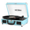 Bluetooth Suitcase Turntable in Turquois