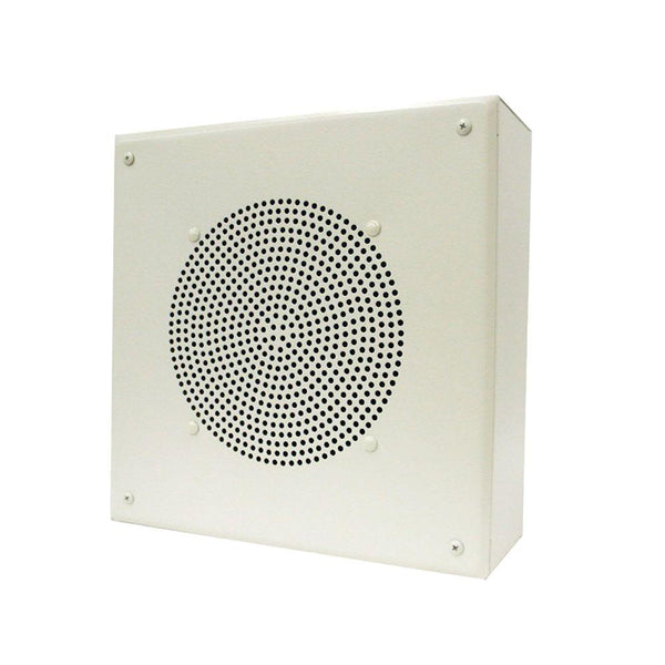 8" Amplified Ceiling Spkr Square Grille