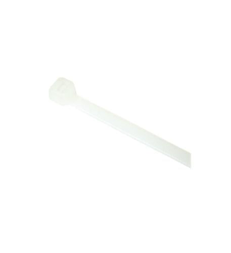 CABLE TIE, 18 LBS, 4",  NATURAL 100PK