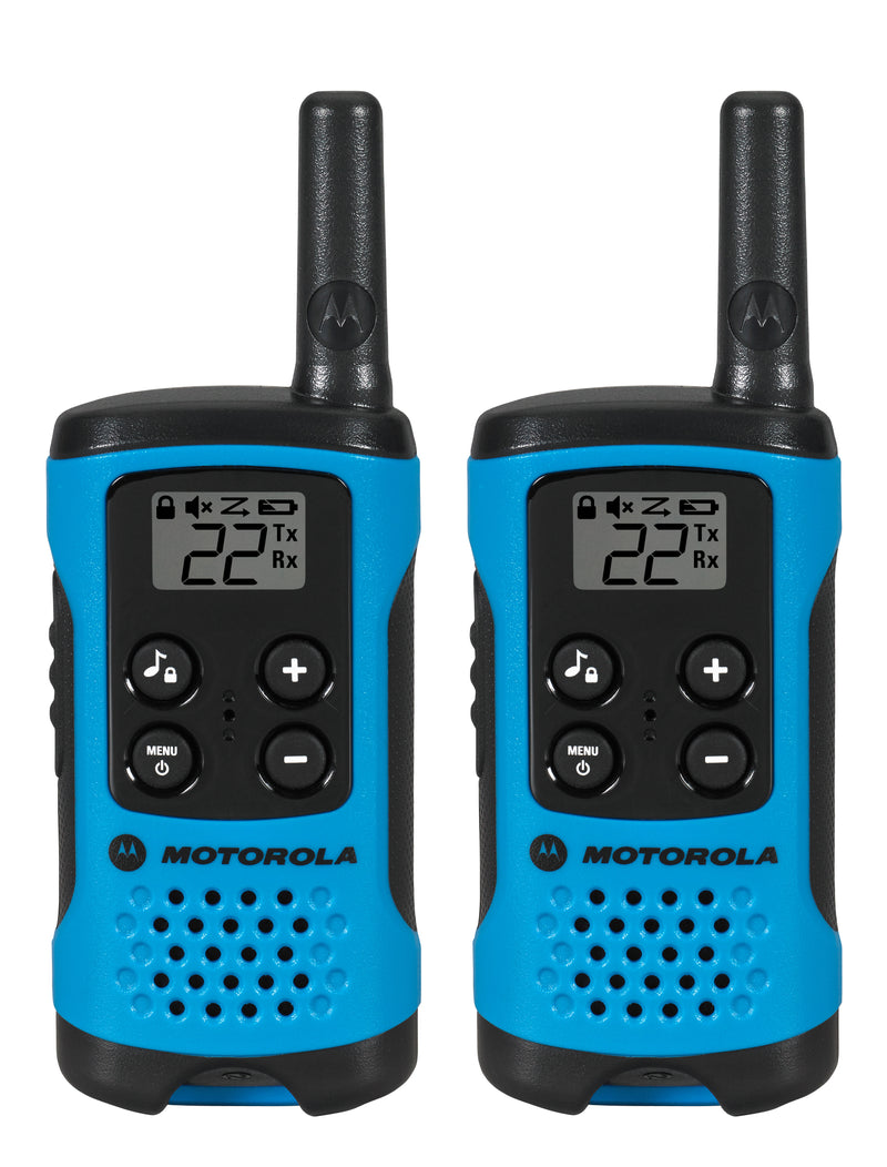T100 2 Pack 16 Mile Range Blue Radios