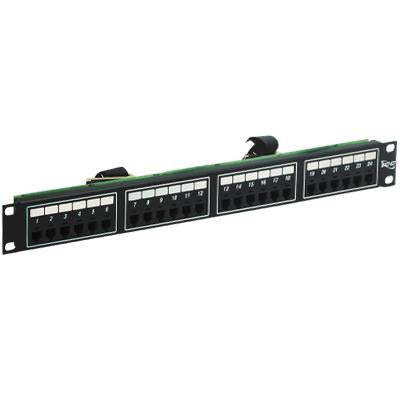 PATCH PANEL 24PT TELCO 6P4C 1RMS