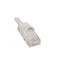 PATCH CORD, CAT 6, MOLDED BOOT, 14'  WH