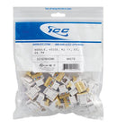 IC1076VCWH - 25PK Cat3 Jck 6Con. - White