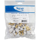 IC1076VCWH - 25PK Cat3 Jck 6Con. - White