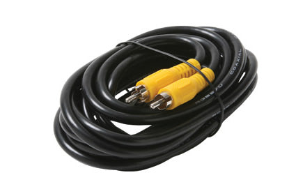 12' RCA-RCA RG59 Black Cable